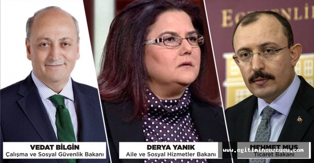 Bakanlar Kurulu'nda değişim; 3 yeni bakan atandı, 2 bakan görevden alındı