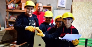 Oğuzkaan Koleji Öğrencileri Kuşlara Yuva Yaptı!..