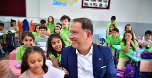 Başkan Çalık'tan Öğrenci ve Öğretmenlere Yeni Eğitim Yılı ziyareti...