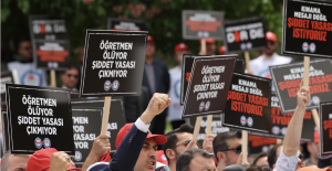 Öğretmenlerden Şiddete karşı bir günlük iş bırakma eylemi