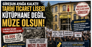 Giresun'da Tarihi Ticaret Lisesi Krizi Büyüyor! Mezunlar ve STK'lar: Kütüphane değil Müze yapılsın!